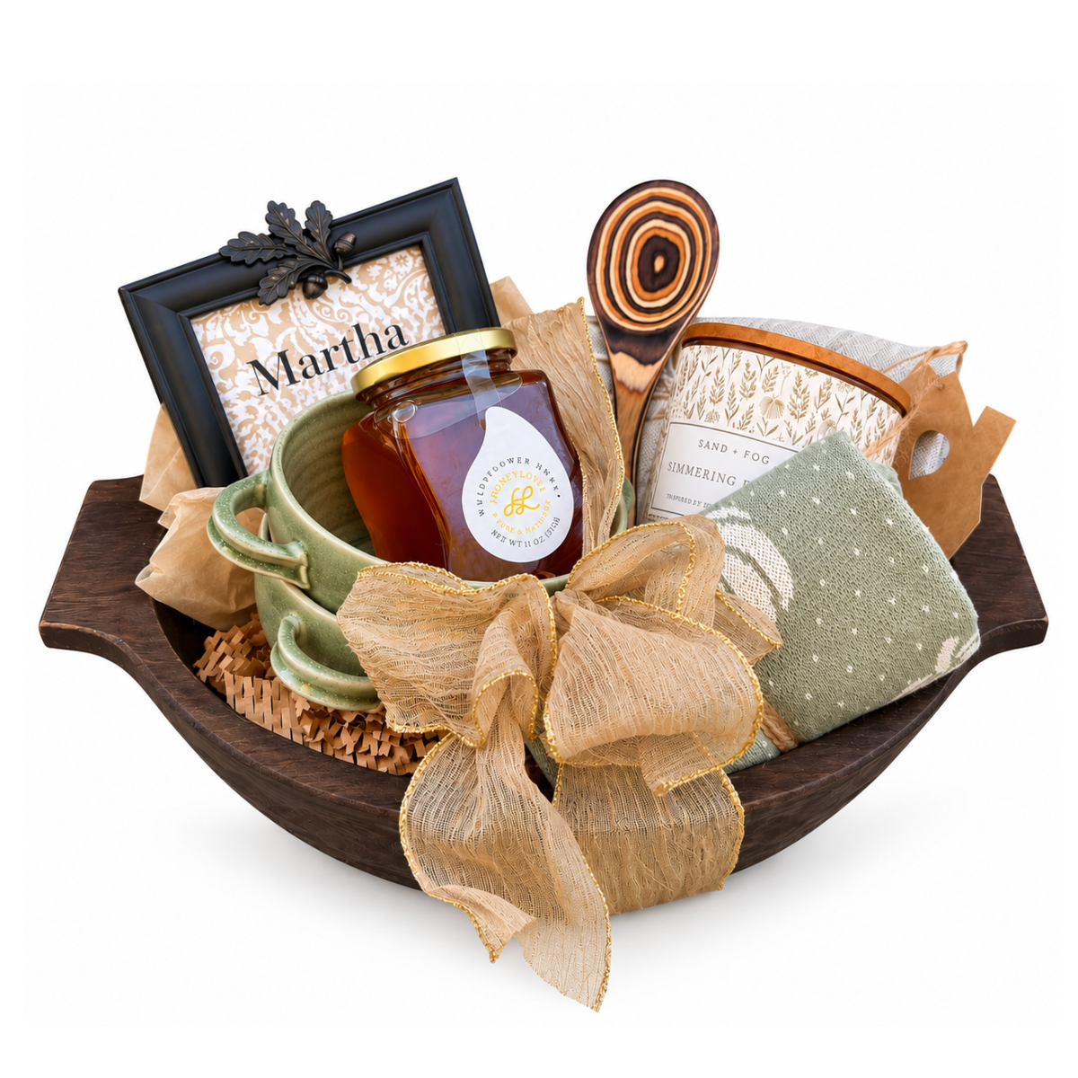 Espresso Wood Bowl
